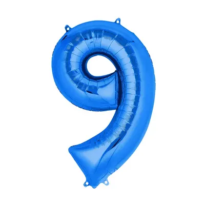 Le neuf bleu prend de la hauteur – ballon 86 cm