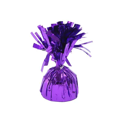 Poids violet à franges pour ballon