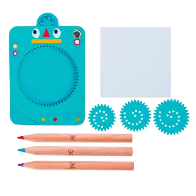 Kit de dessin spiralé Robot Hape dès 3 ans