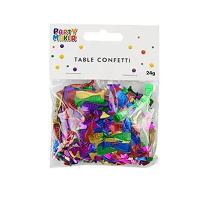Confettis multicolores pour table et ballons – 24 g
