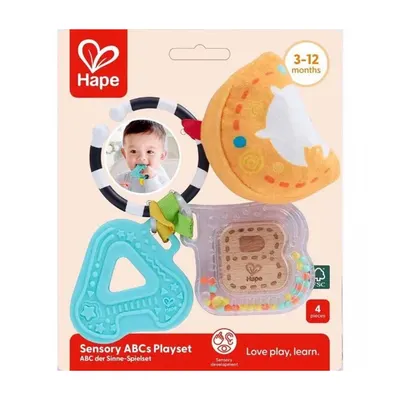 Ensemble Éveil Sensoriel 4 Pièces Bébé 3-12 Mois