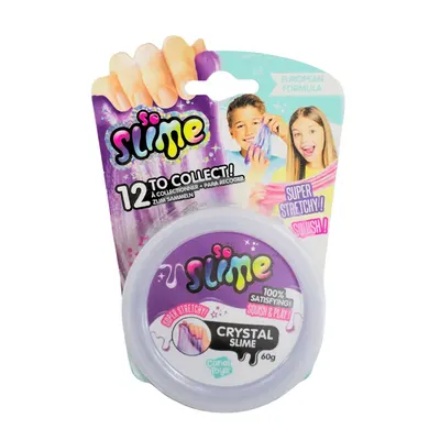 Slime violet effet cristal à étirer, dès 6 ans