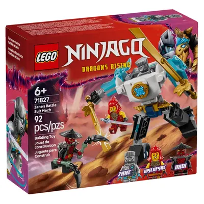 Robot de combat de Zane LEGO NINJAGO, 6+
