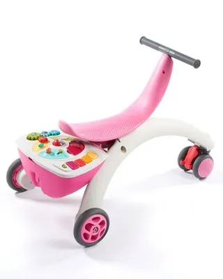 Trotteur 5-en-1 Tiny Love rose, jeux et déplacements