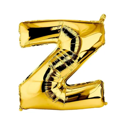 Le Z doré s’invite à votre décor – ballon de 40 cm