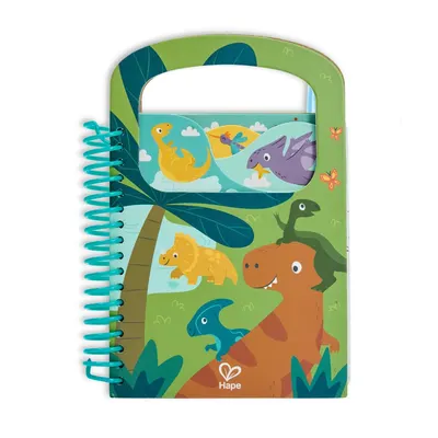 Carnet de dessin à l’eau illustré de dinosaures, dès 3 ans