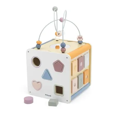 Cube d'Éveil Bois 8 Activités PolarB Viga Toys 18M+