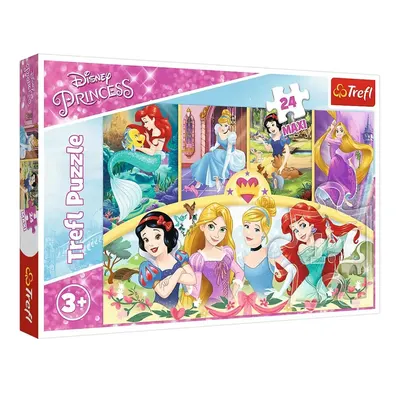 Les héroïnes Disney réunies — puzzle Maxi 24 pièces