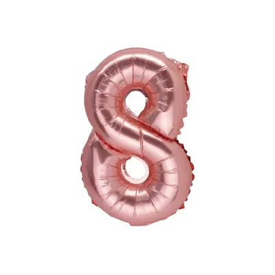 Ballon huit rose gold pour composer votre décoration