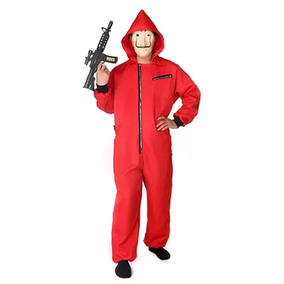 Costume de la série La Casa de Papel, taille XL
