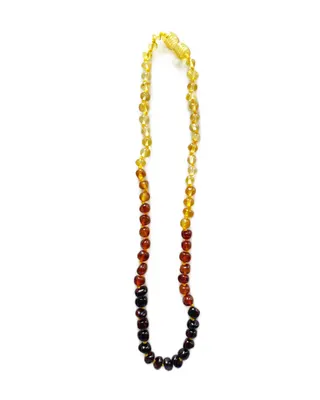Collier bébé en ambre dégradé avec certificat d’authenticité