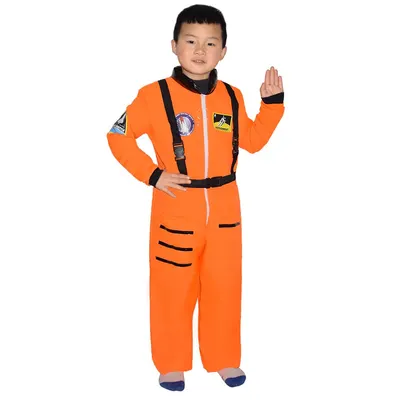 Tenue de mission orbitale orange pour enfant