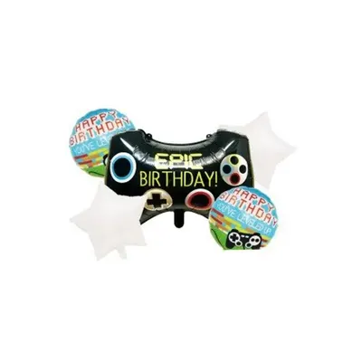 Décor gaming : cinq ballons d’anniversaire aux formes variées