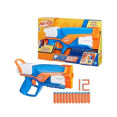 Blaster Agility Nerf N Series avec 12 fléchettes N1