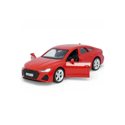 Audi RS 6 rouge miniature avec portière ouverte