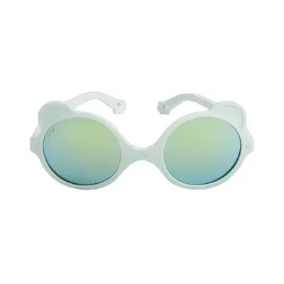 Lunettes bébé vert amande à monture ourson et verres dégradés