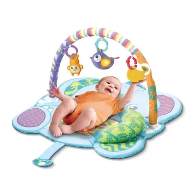 Tapis éléphant musical avec coussin détachable, 0-36 mois
