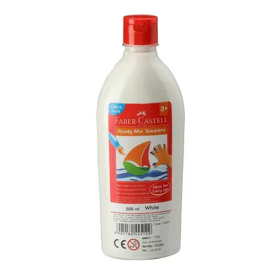 Peinture Gouache Tempera Prête à l'Emploi Blanche 500ml