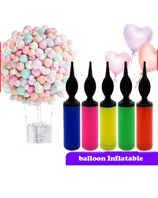 Gonfleur manuel rouge pour ballons de fête