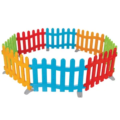 Barrière Modulable Colorée Enfant 8 Panneaux
