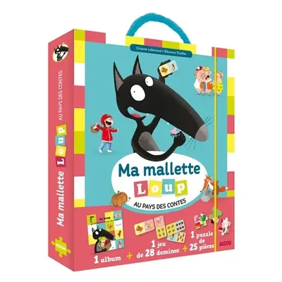 Coffret Loup : album, puzzle et dominos des contes