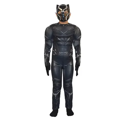 Costume enfant Black Panther avec combinaison et masque