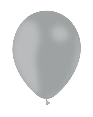 Lot de 10 ballons gris pour vos fêtes