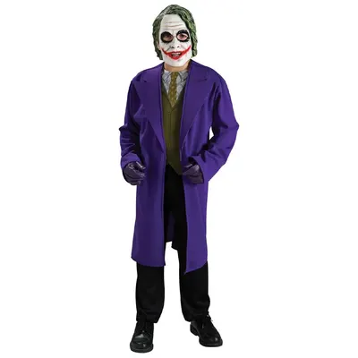 Costume du Joker Dark Knight enfant, 8-10 ans