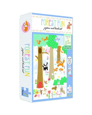 Puzzle de la forêt en 72 pièces avec livre