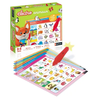 Questions futées sur les animaux avec stylo lumineux