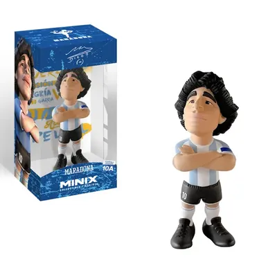 Diego Maradona aux bras croisés, figurine Minix 12 cm