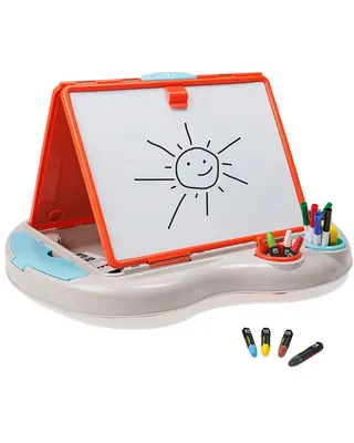Chevalet créatif pliable 4-en-1 avec accessoires