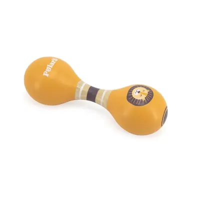 Maracas Bois Lion Jaune PolarB Viga Toys 0M+