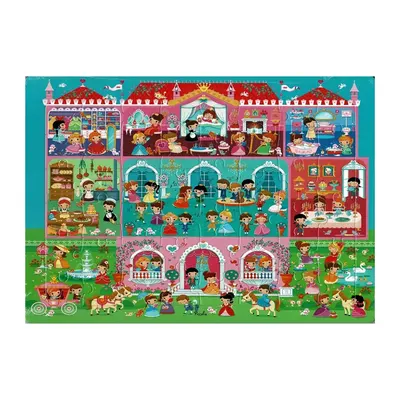 La vie au palais : puzzle illustré de 48 pièces