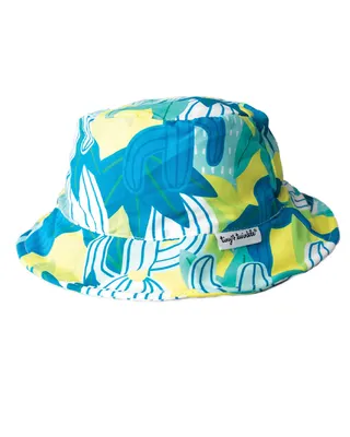 Chapeau bébé à motif graphique, bord souple