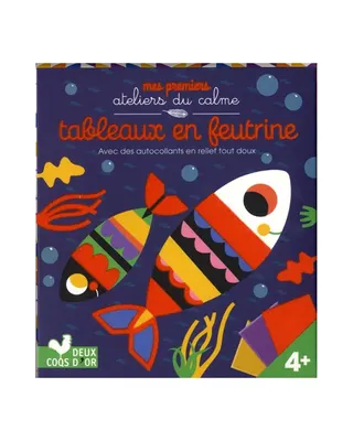 Atelier feutrine : 3 tableaux à compléter, dès 4 ans