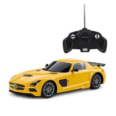 Mercedes-Benz SLS AMG Black Series jaune radiocommandée 1:18