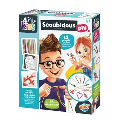 Kit de scoubidous créatifs : 12 modèles dès 6 ans