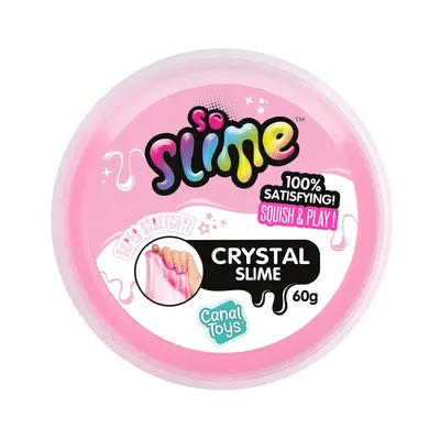 Slime Crystal rose translucide, dès 6 ans