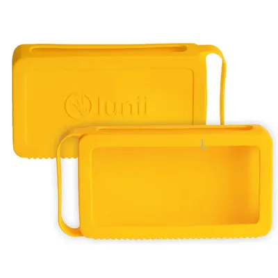 Coque jaune à poignée pour Ma Fabrique à Histoires Lunii