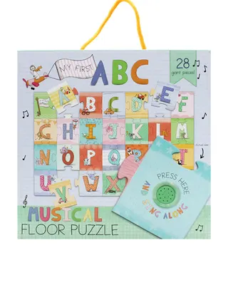 Mon premier alphabet : grand puzzle musical au sol