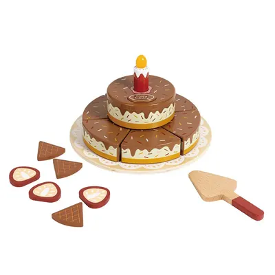 Gâteau Bois Interactif Musical 16 Pièces 3 ans+