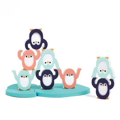Pingouins acrobates sur banquise – jeu d’équilibre dès 12 mois