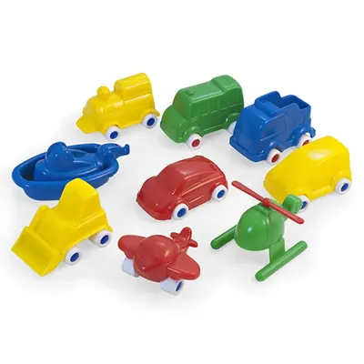 Coffret de 9 véhicules variés Miniland, 18 à 60 mois