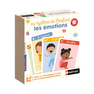 Les émotions à jouer : coffret de 36 cartes dès 3 ans