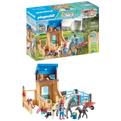 Amelia et Whisper au paddock – coffret Playmobil