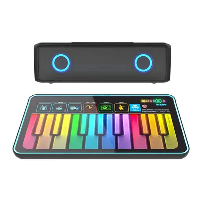 Console musicale Musika avec clavier tactile et commandes de mixage
