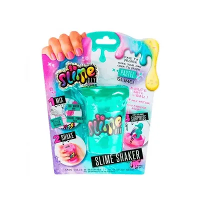 Kit créatif Slime Shaker cyan à préparer dès 6 ans