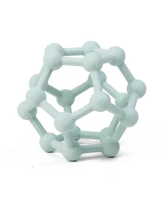 Balle ajourée en silicone vert pour bébé dès la naissance