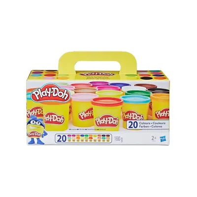 Coffret Play-Doh de 20 pots aux couleurs variées
